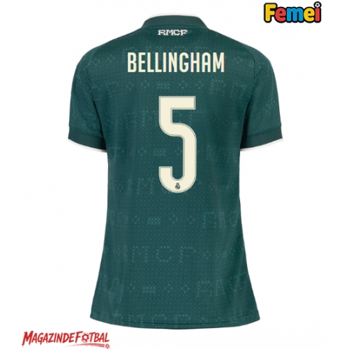Real Madrid Jude Bellingham #5 Tricou Fotbal Replică 2026-27 Femei Deplasare Real Madrid Jude Bellingham #5 Tricou Fotbal Replică 2026-27 Femei Deplasare